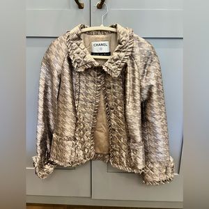 Authentic Chanel silk jacket size 36/ US 0-2